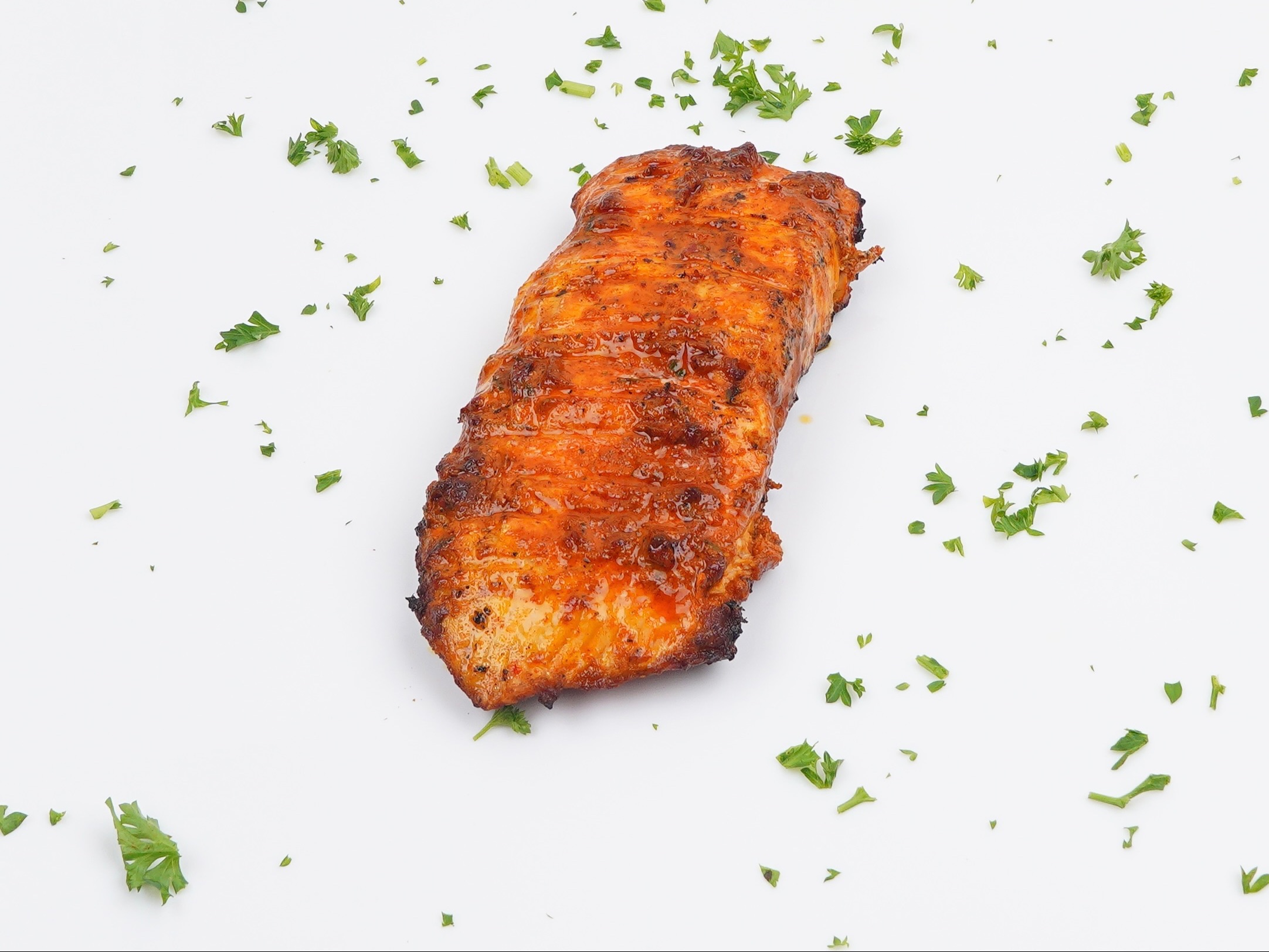 Salmon Kabob Skewer.