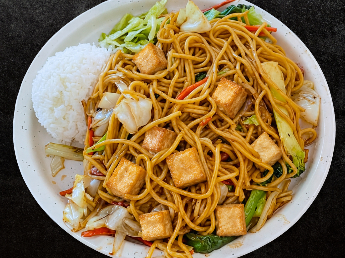 Tofu Yakisoba.