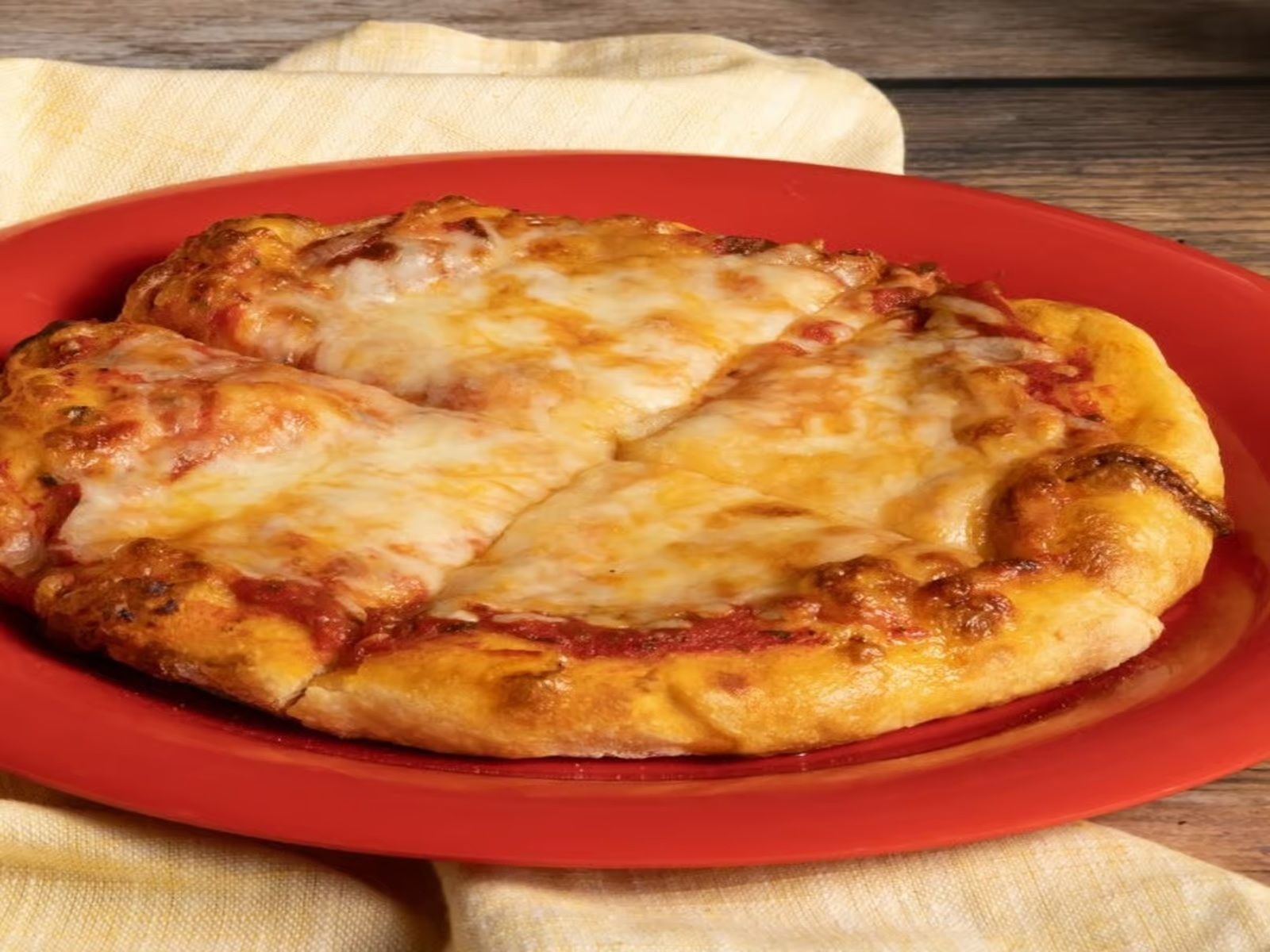 Kids cheese pizza.