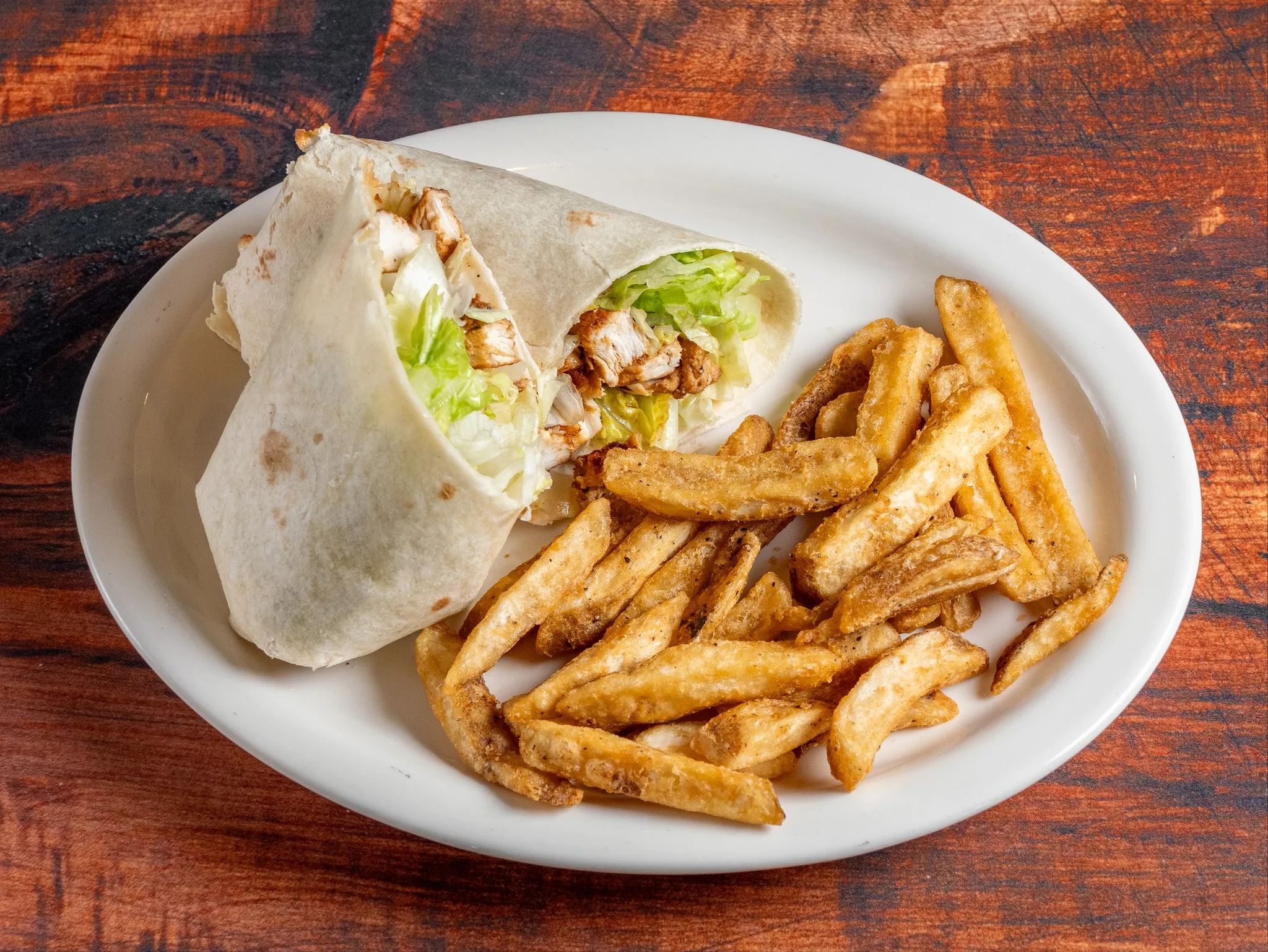 Chicken Caesar Wrap.