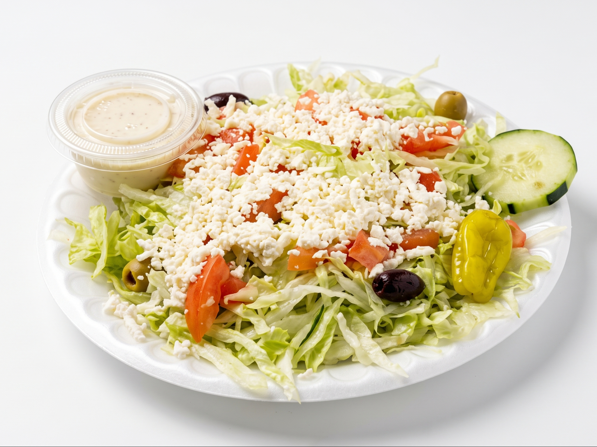 Large Greek Salad.
