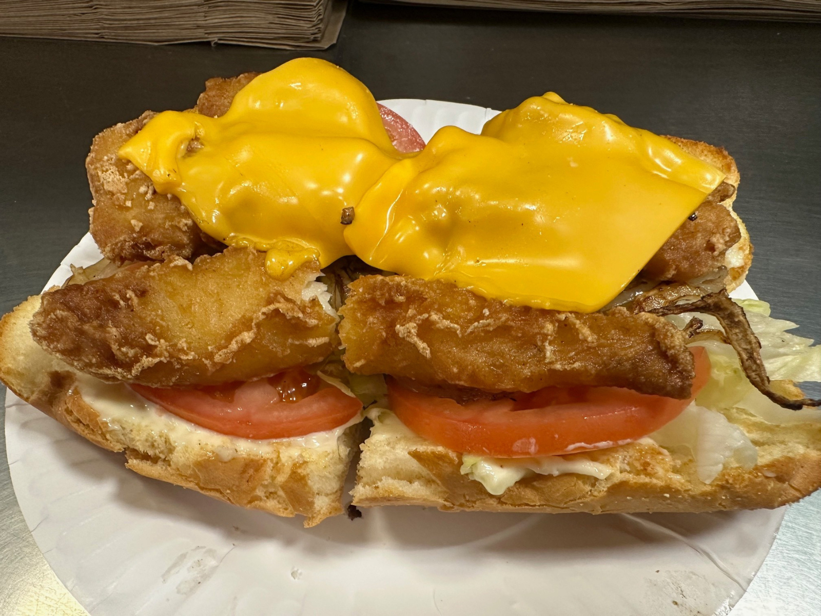 Fried Fish Sub.