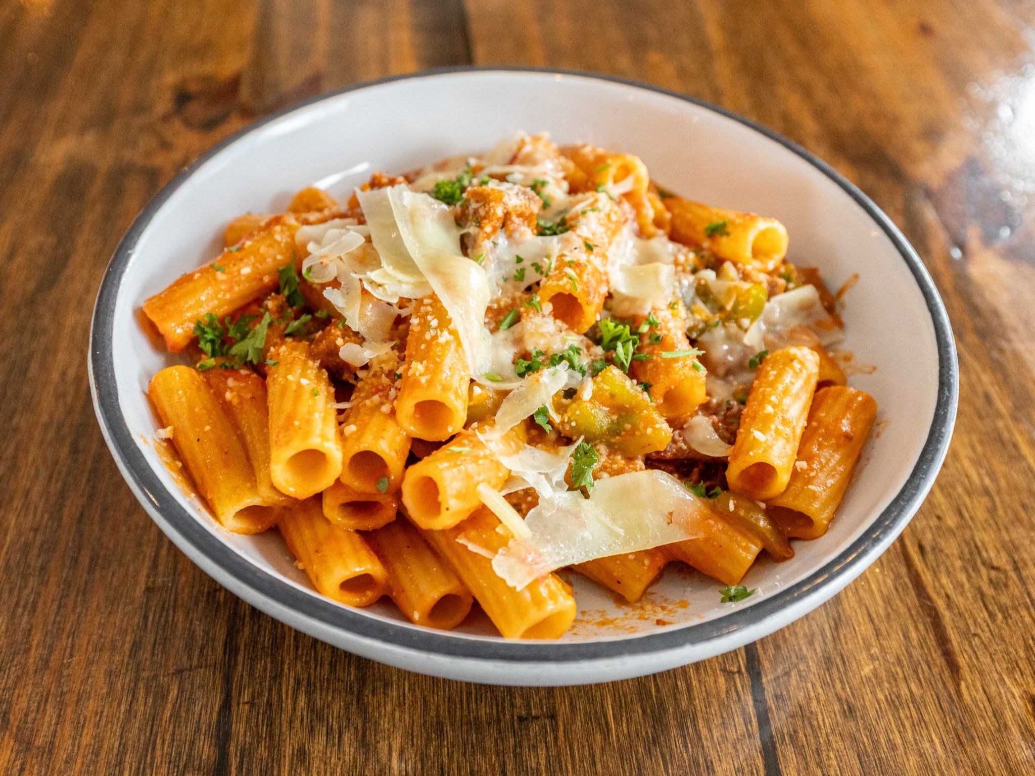 Rustic Rigatoni Ragu (catering)