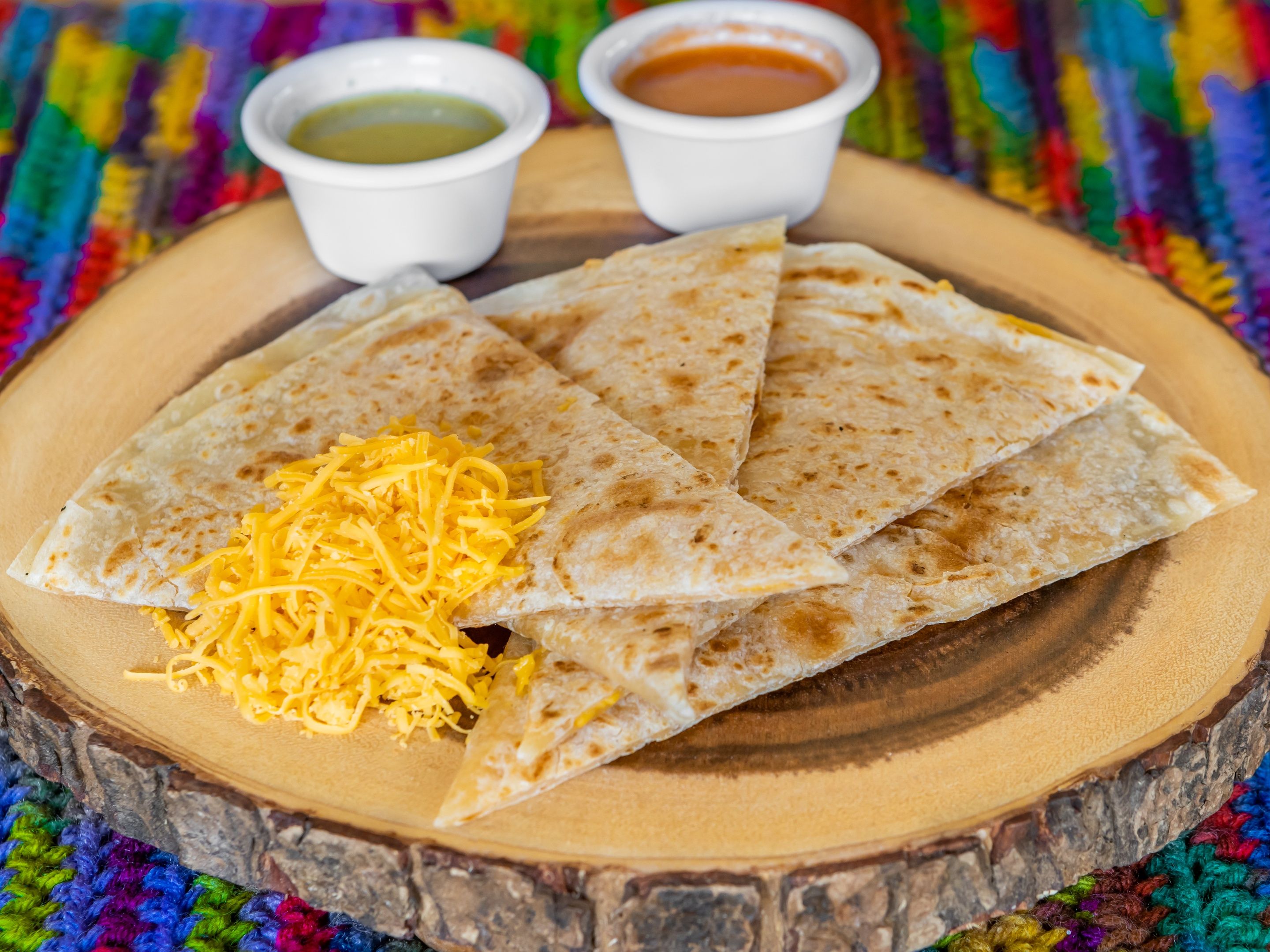 Cheese Quesadilla.