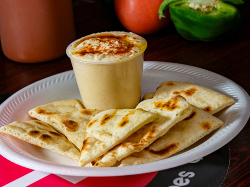 Hummus & Pita Bread.