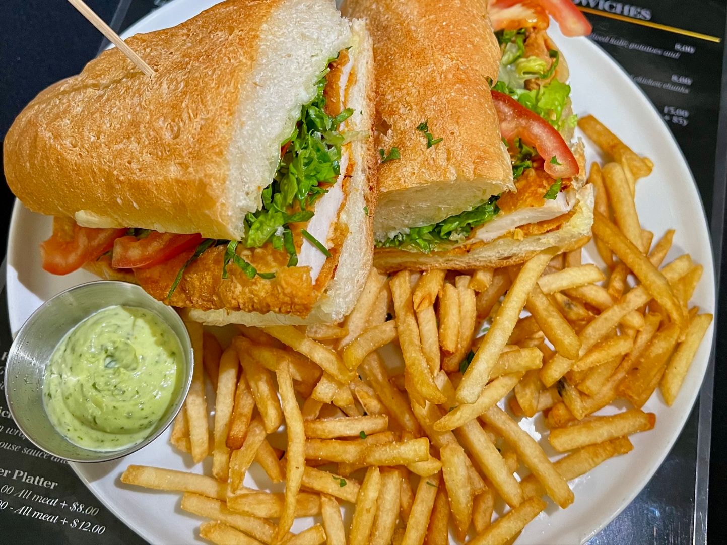 Crispy Chicken Sandwich.