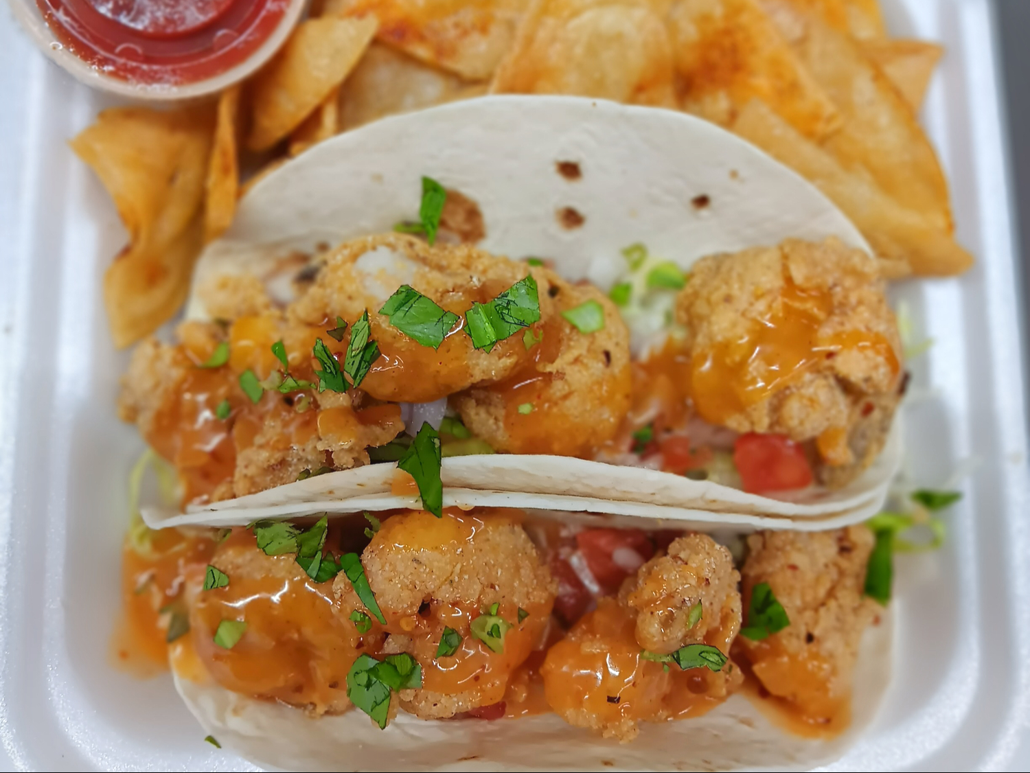 Bang bang Shrimp Taco