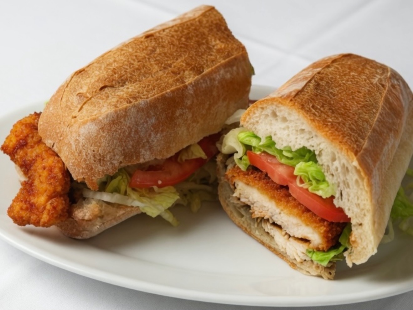 Chicken Cutlet Sandwich.