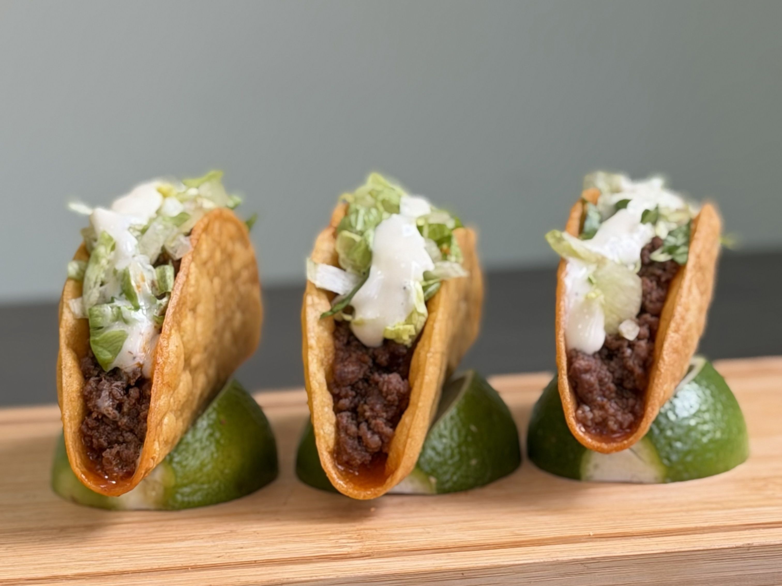 Ground Beef Tacos (GF).