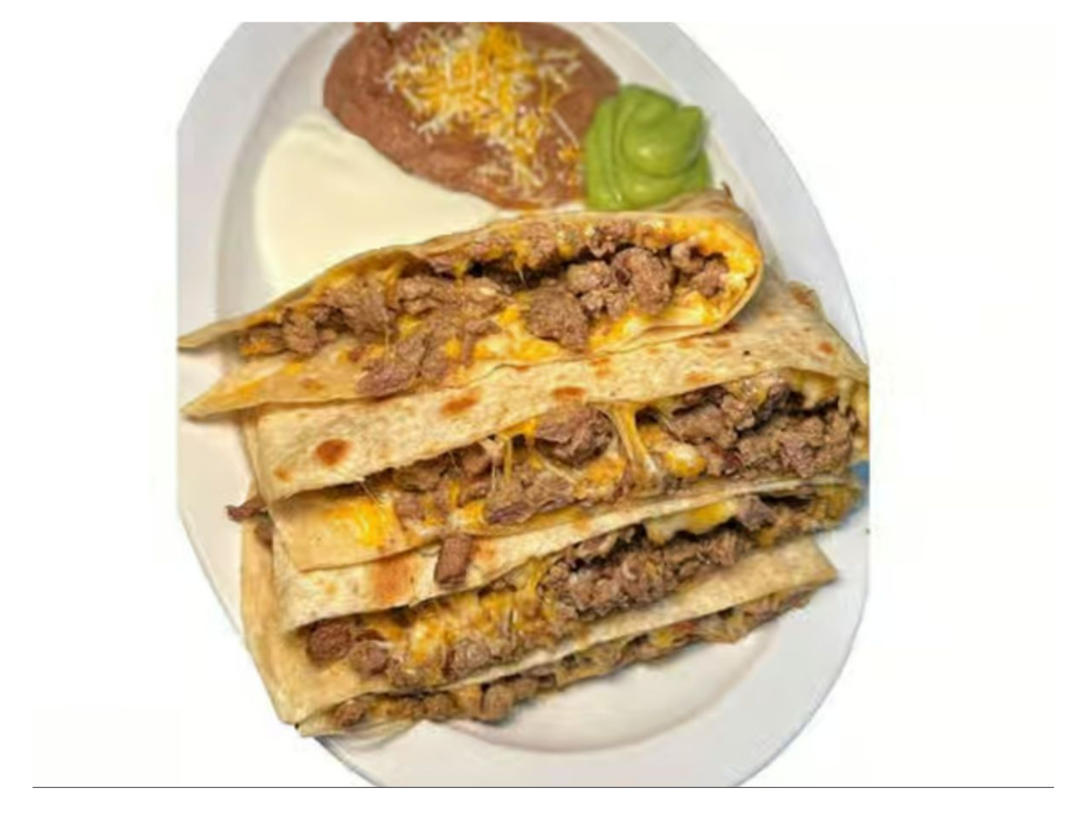 Mar-Tierra Super Quesadilla.