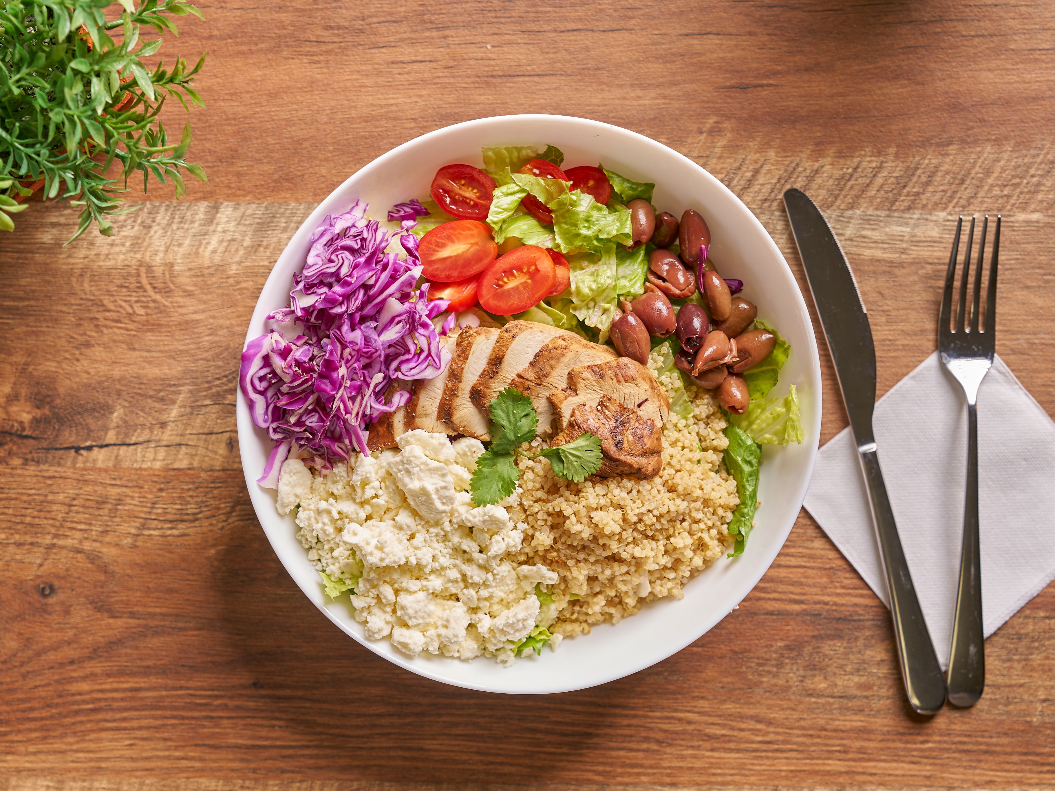 Balsamic Chicken Quinoa Salad.