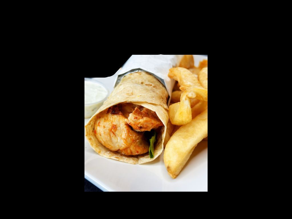 Chicken Shish Roll Up