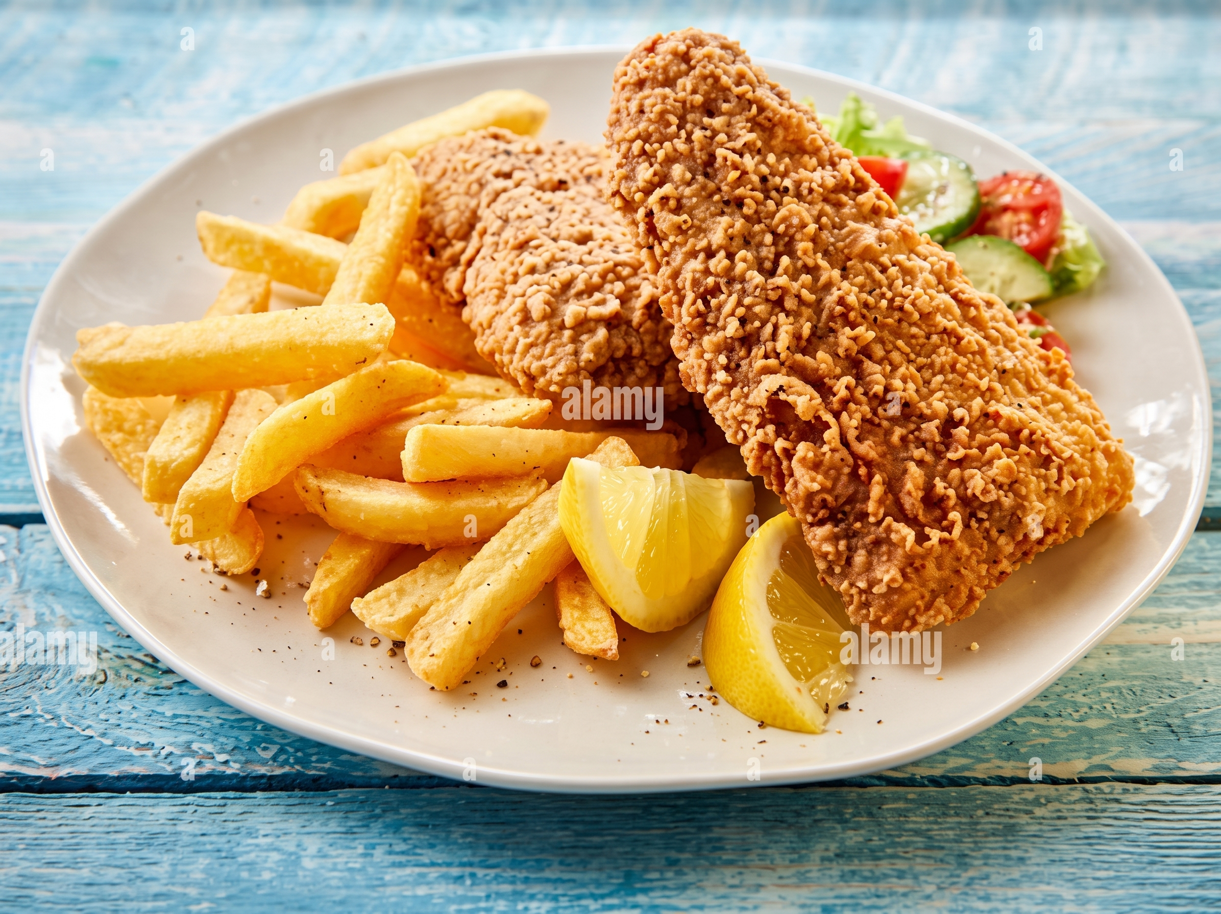 73.Shrimps With Fries.
