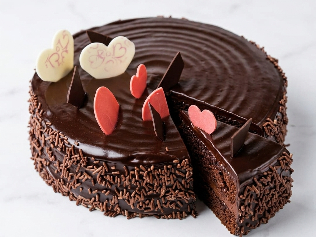 Chocolate Truffle Cake 6".