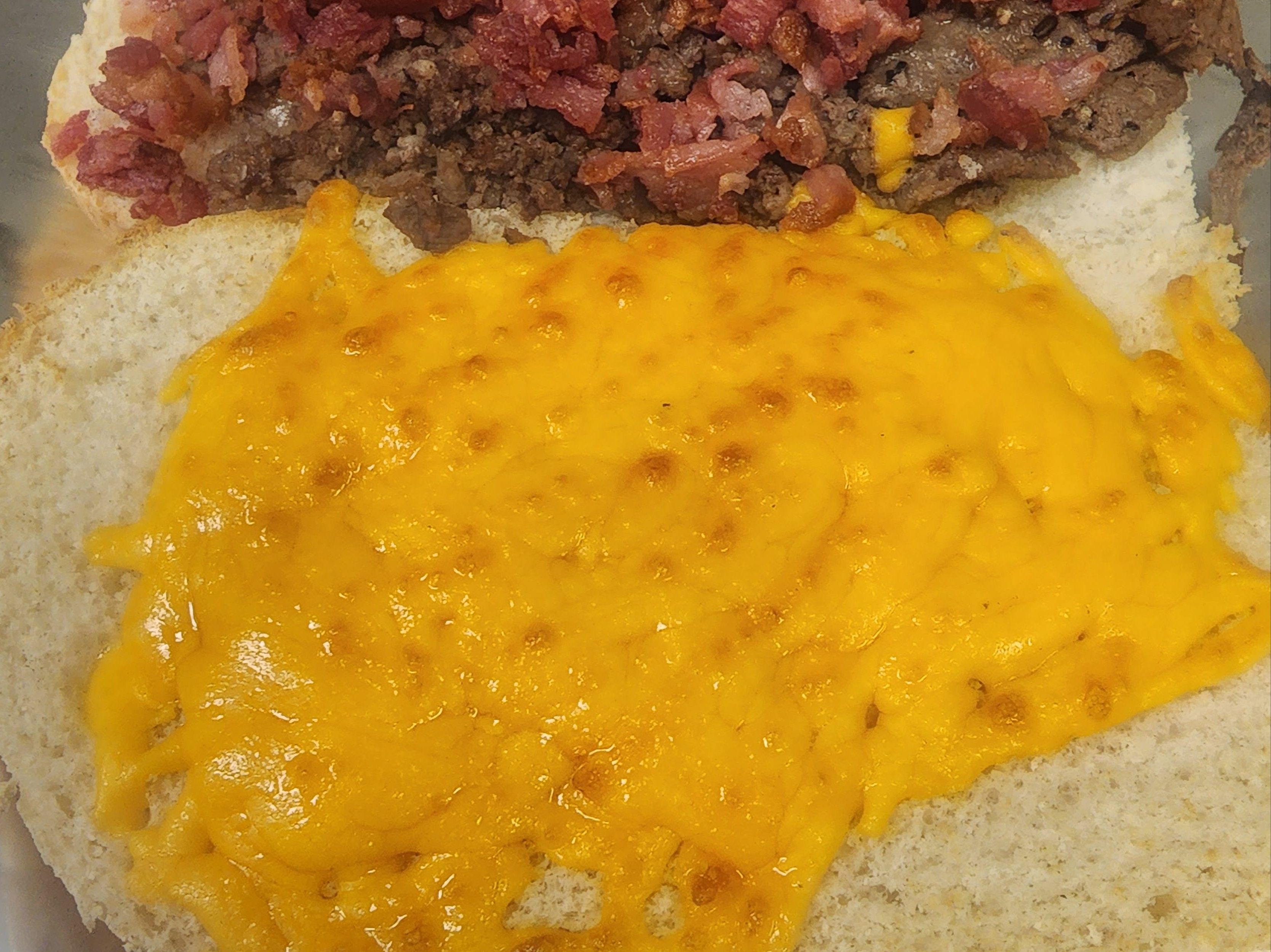 Cheddar Bacon Steak Sub.