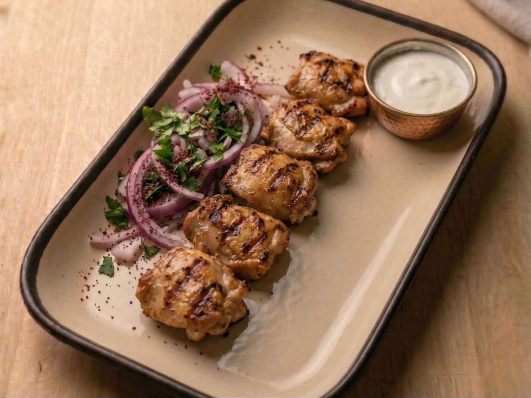 Chicken Thighs Kebab 1 skwr..