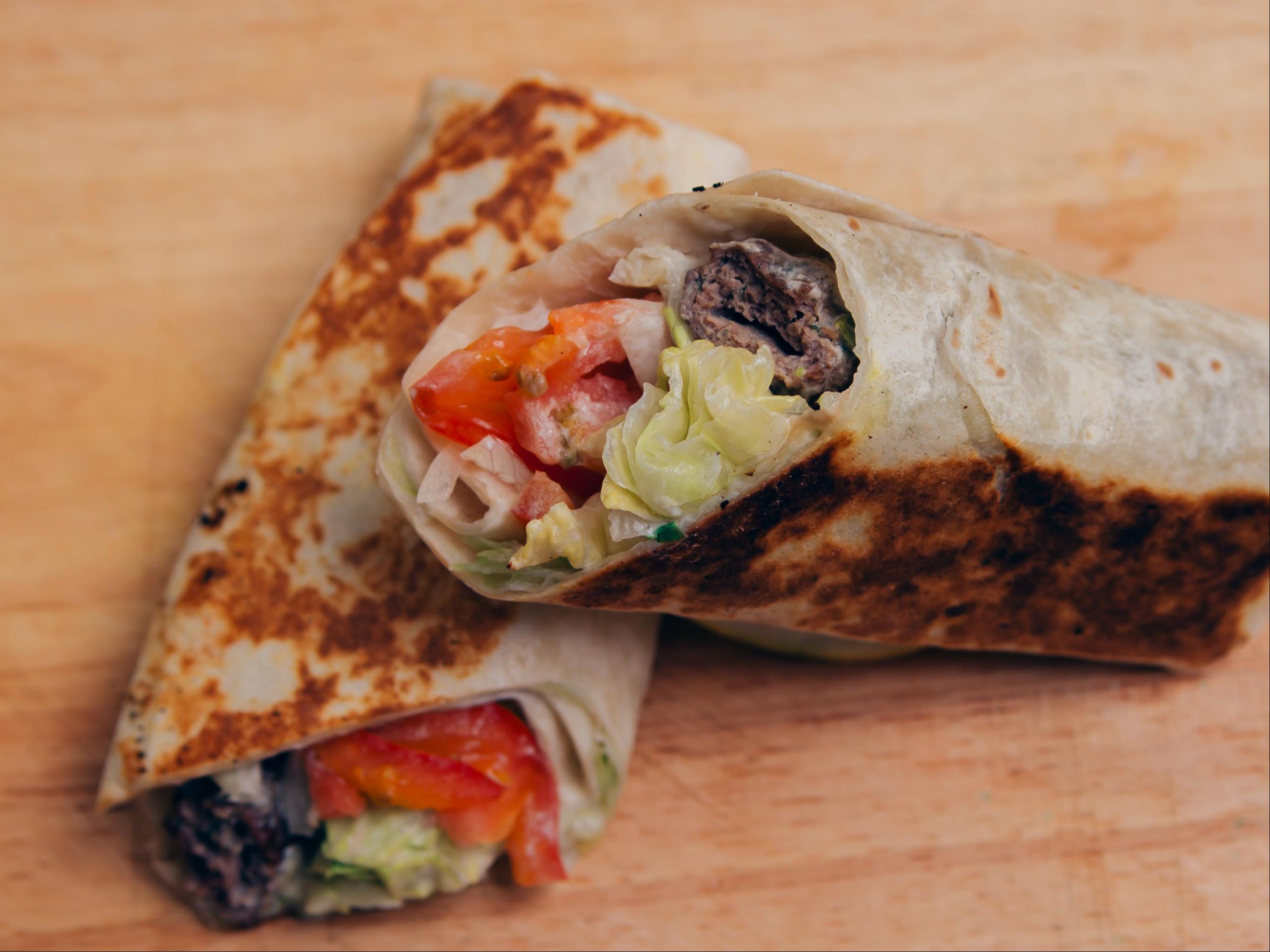 Kufta Kabob Sandwich.