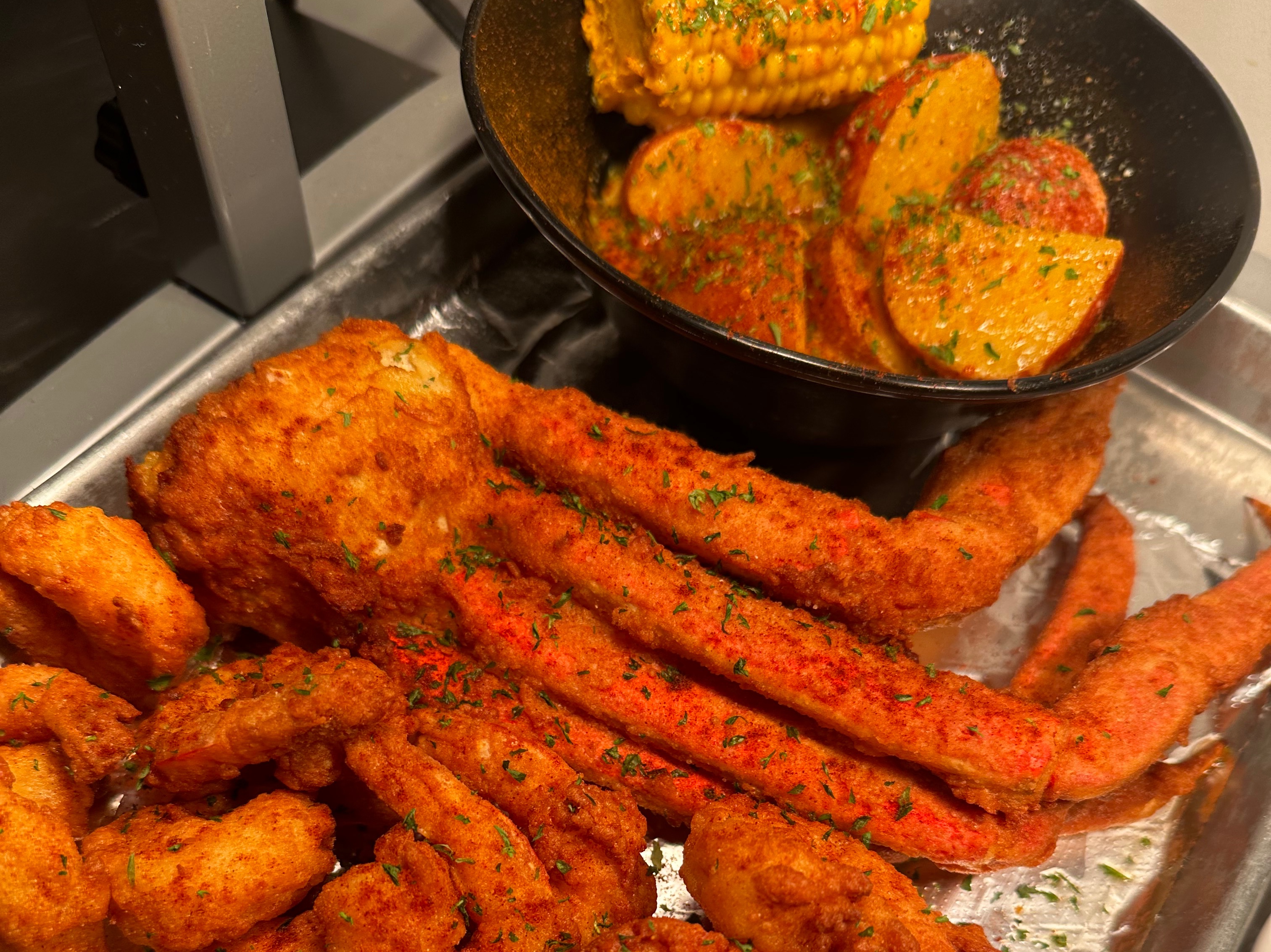 Fried Snow CrabLeg(-Cluster) W/Shrimp