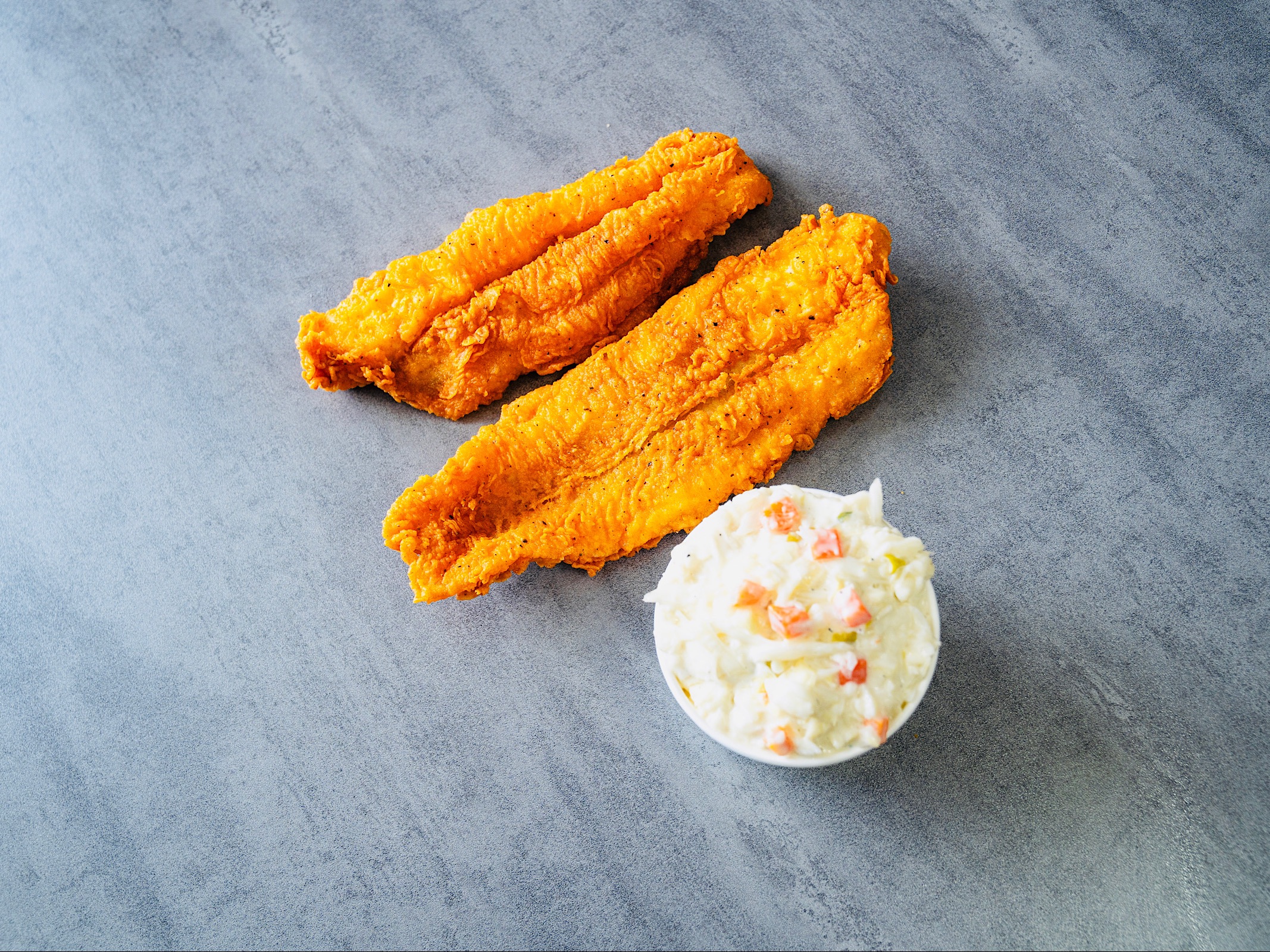 8 Catfish & 2 Sides.