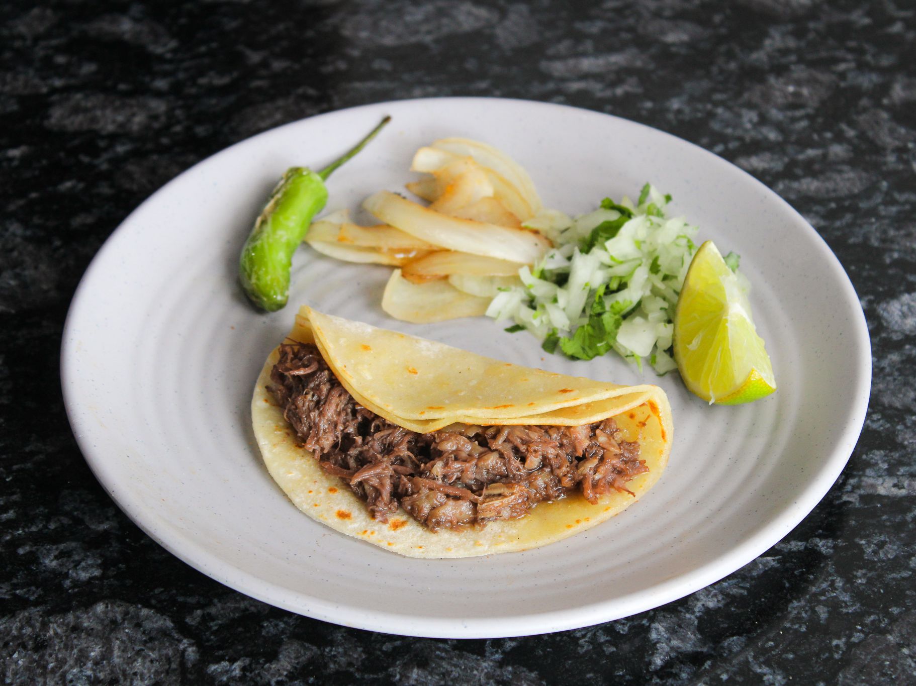Taco Barbacoa.