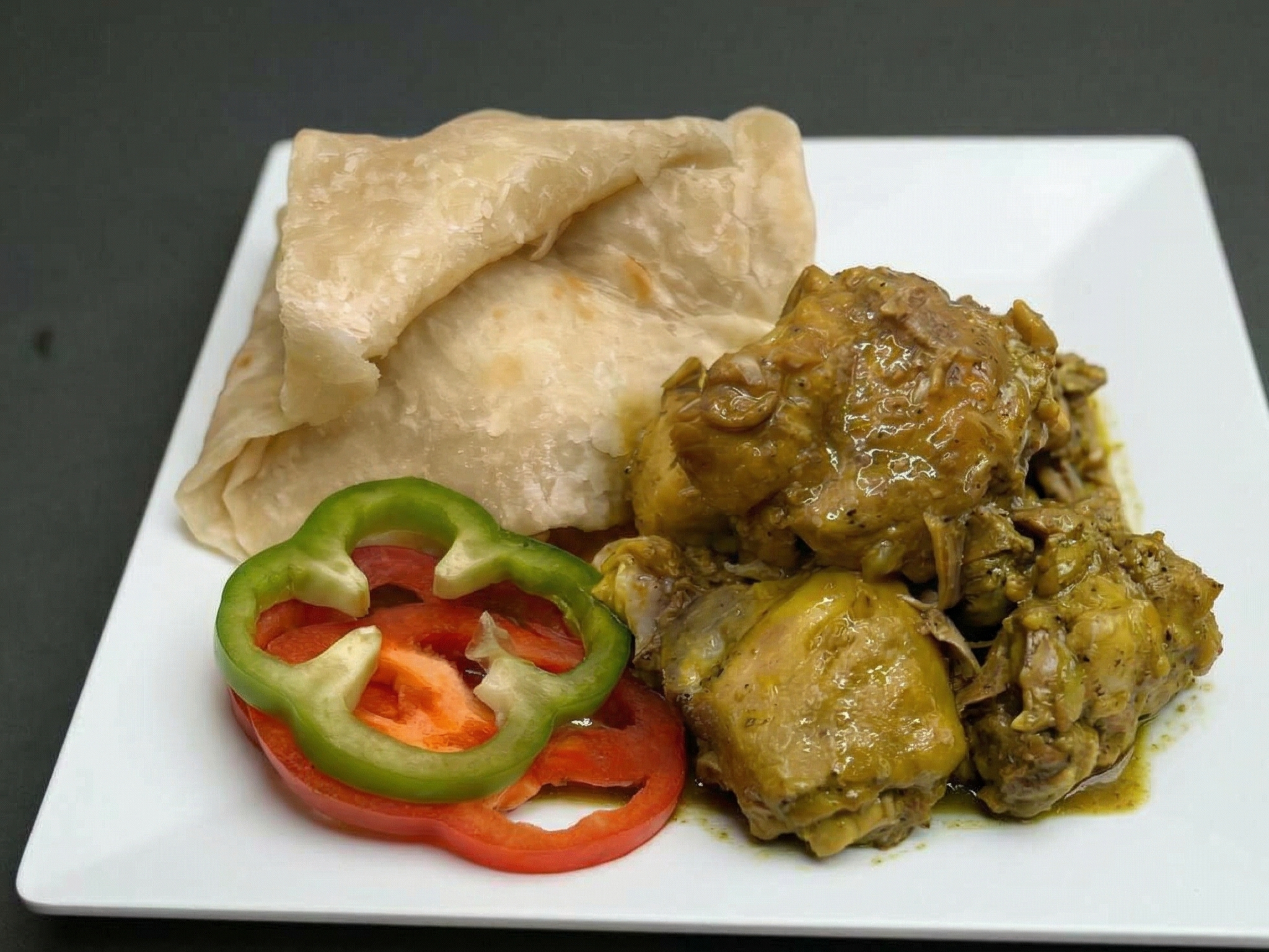 L Curry Chicken Roti