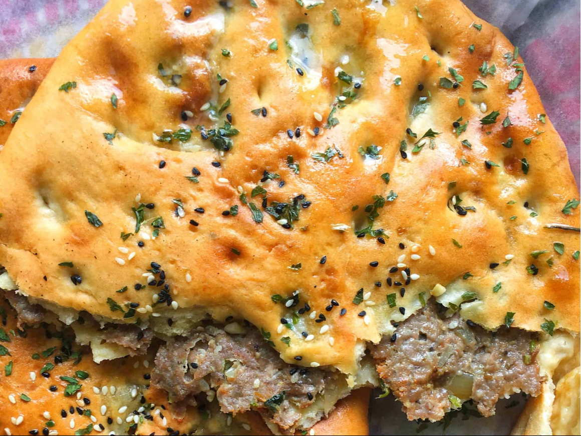 Beef Keema Naan.
