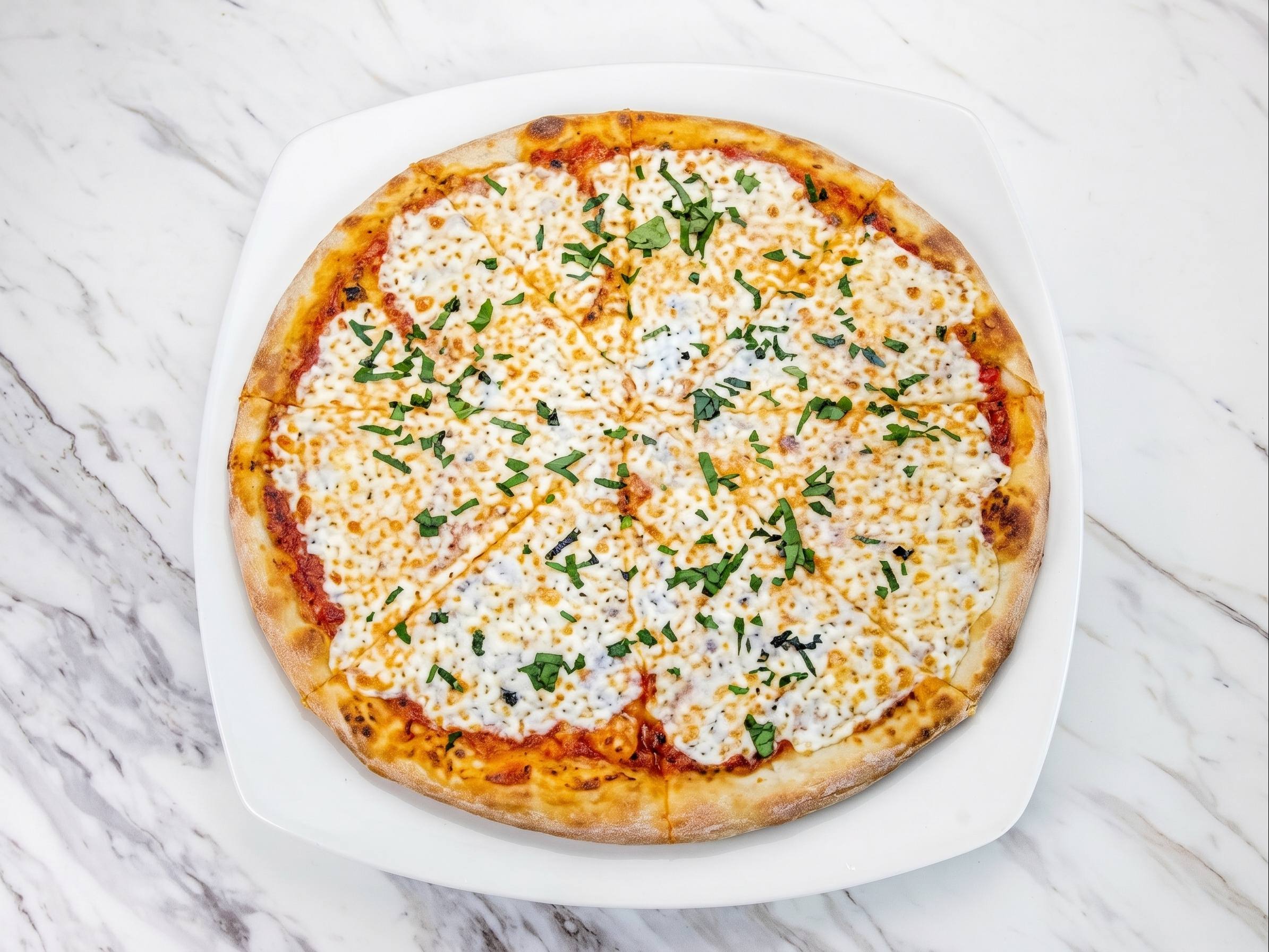 Margheritta Pizza Round.
