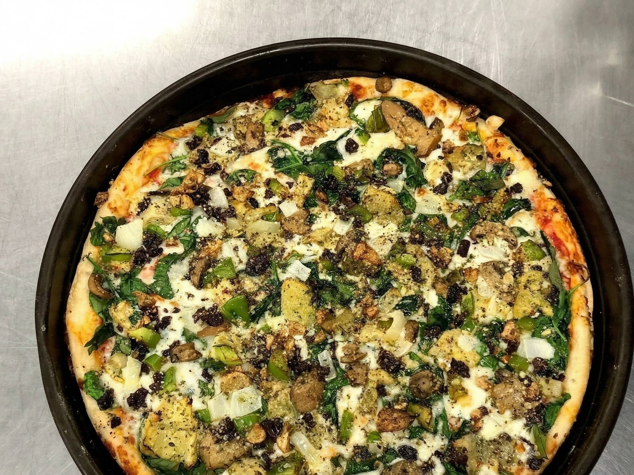 Giardiniera (Veggie Supreme) Pizza.