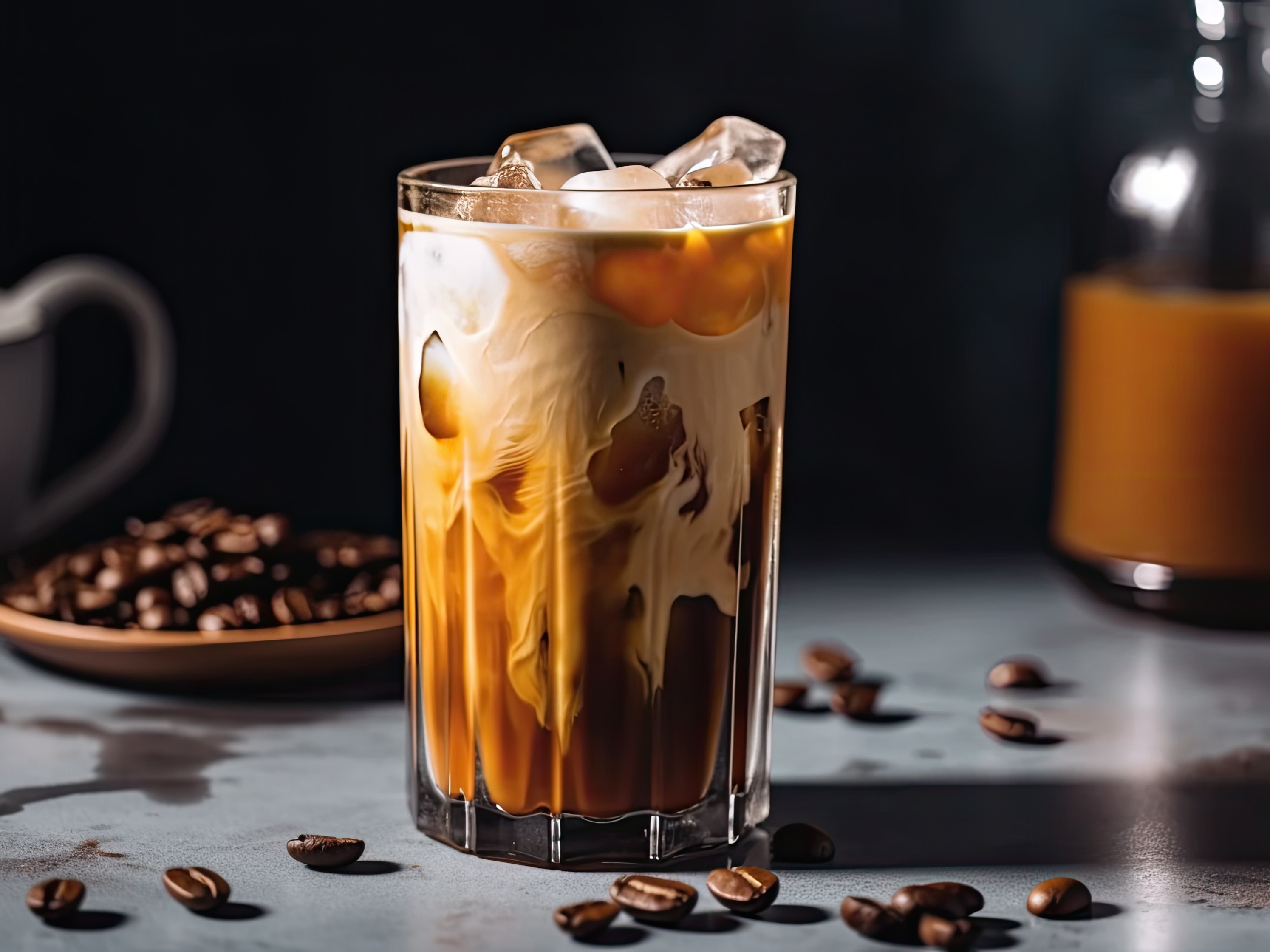 Iced Honey Vanilla Latte.