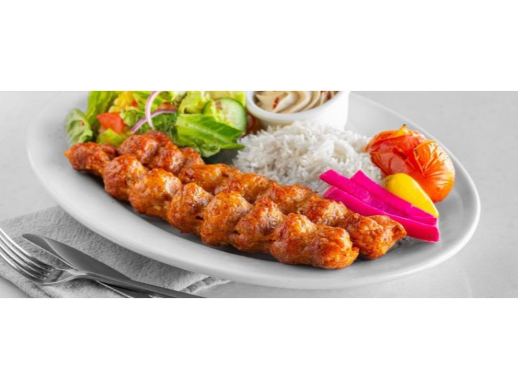 Small Chix Luleh Plate.