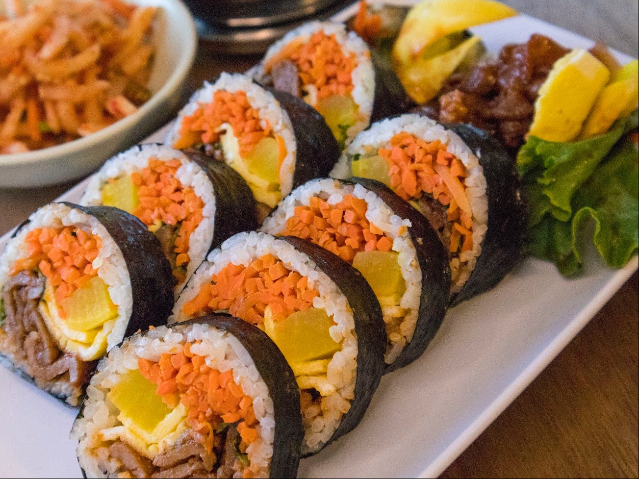 Delicious Kimbap and Korean Favorites
