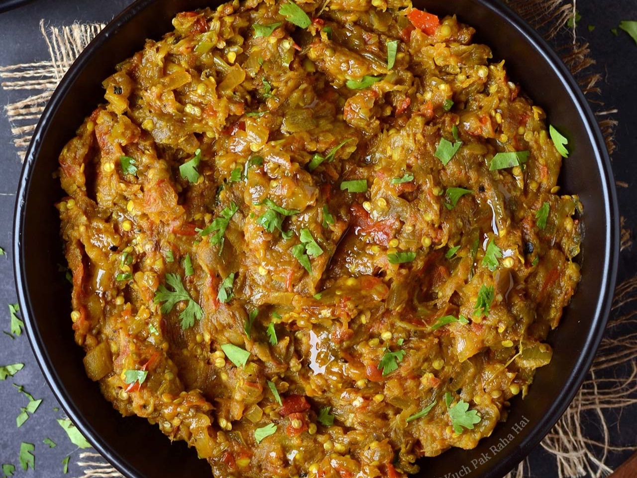 BAINGAN BHARTA.