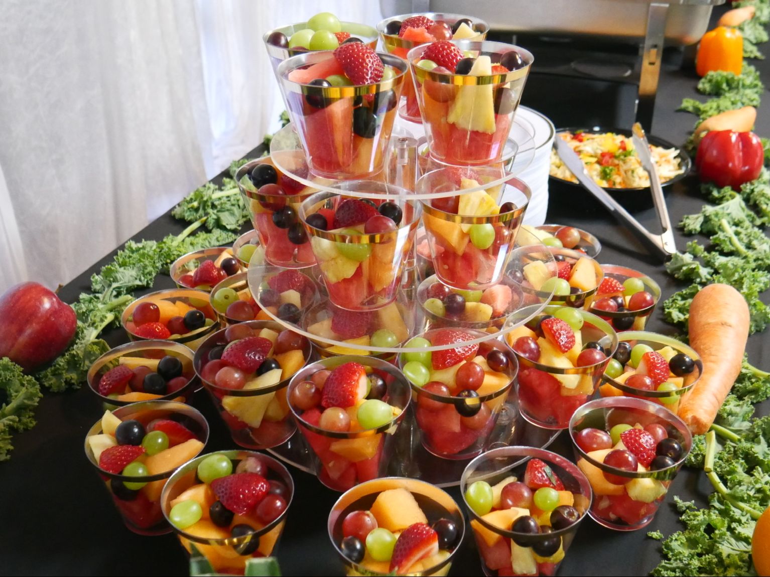 Full Pan Fruit Cups.
