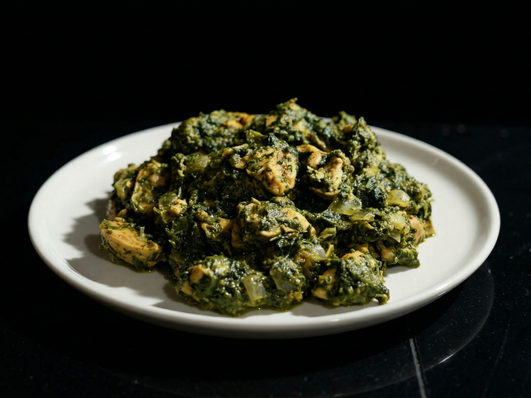 Shrimp Saag (GF, NF).