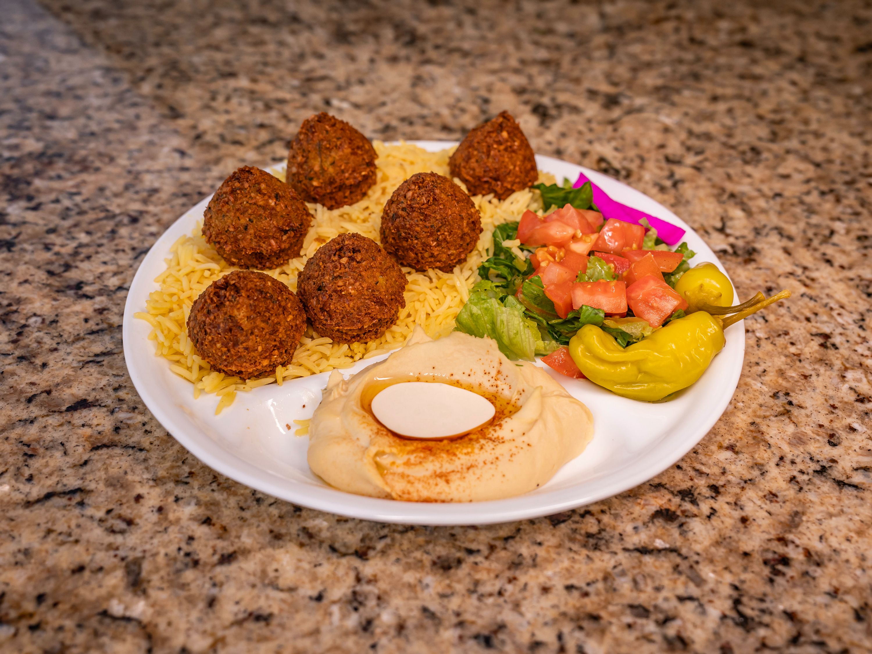Falafel Plate.