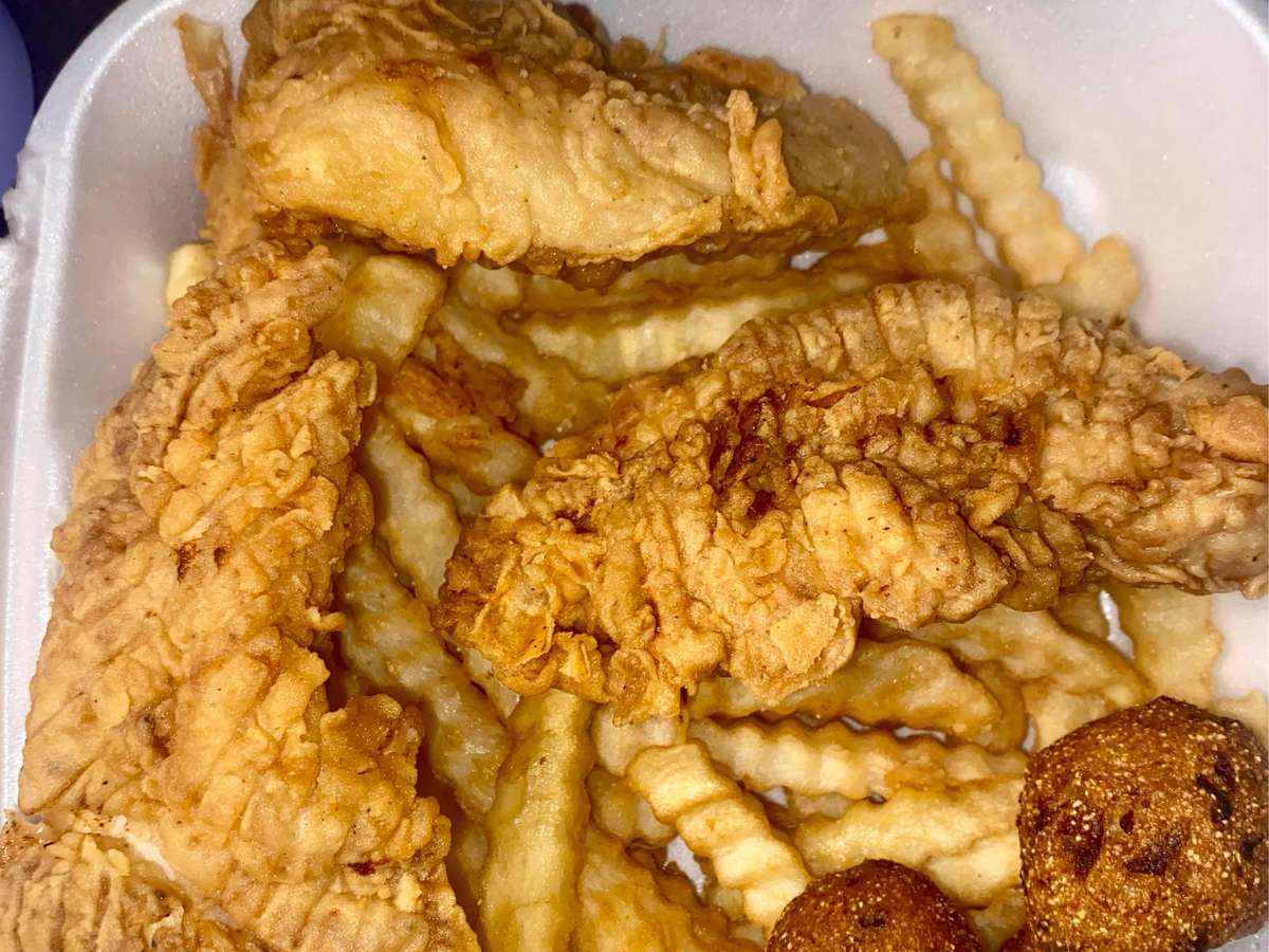 Chicken Strip Basket.