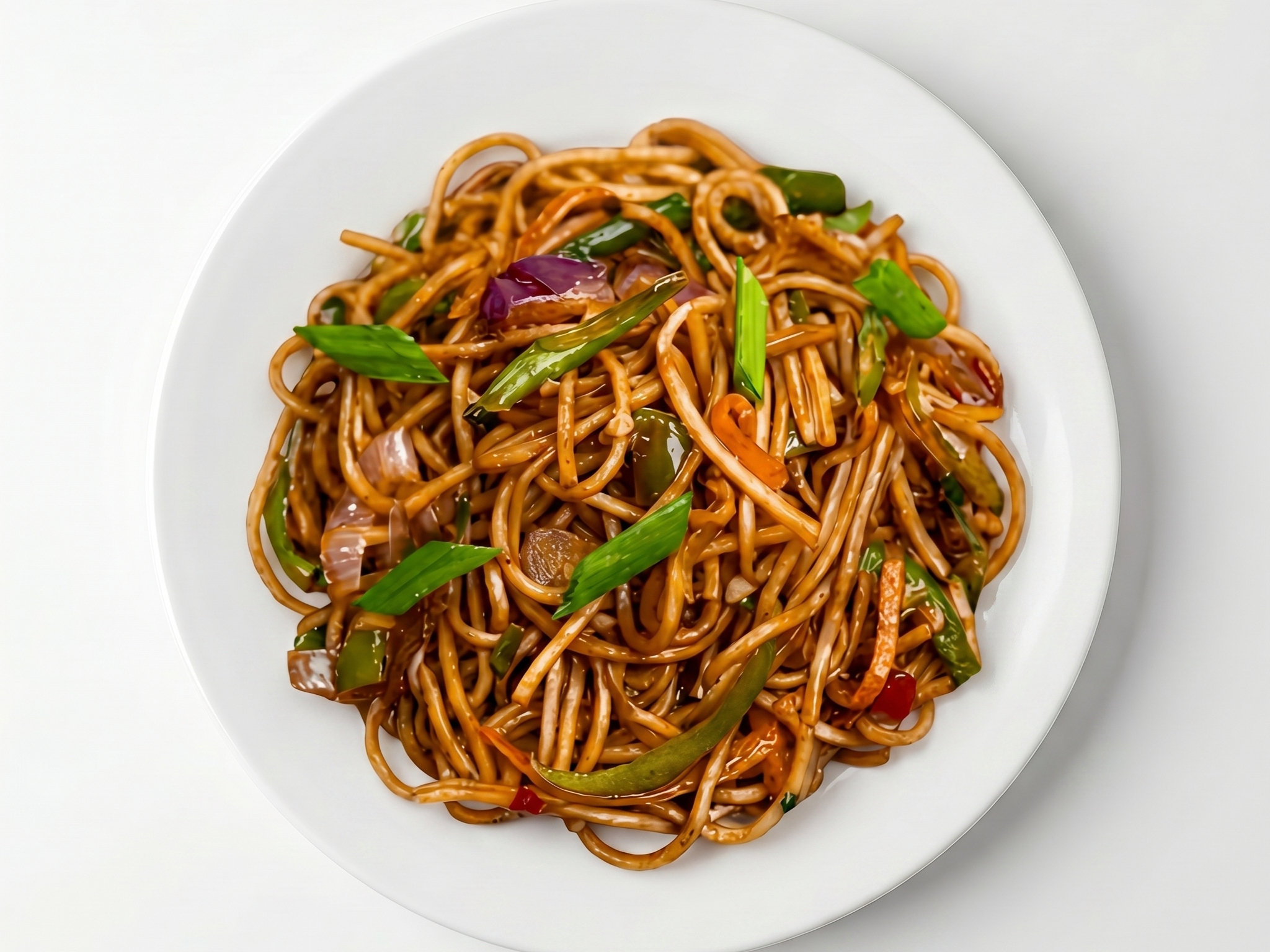 Vegetable Hakka Noodles.