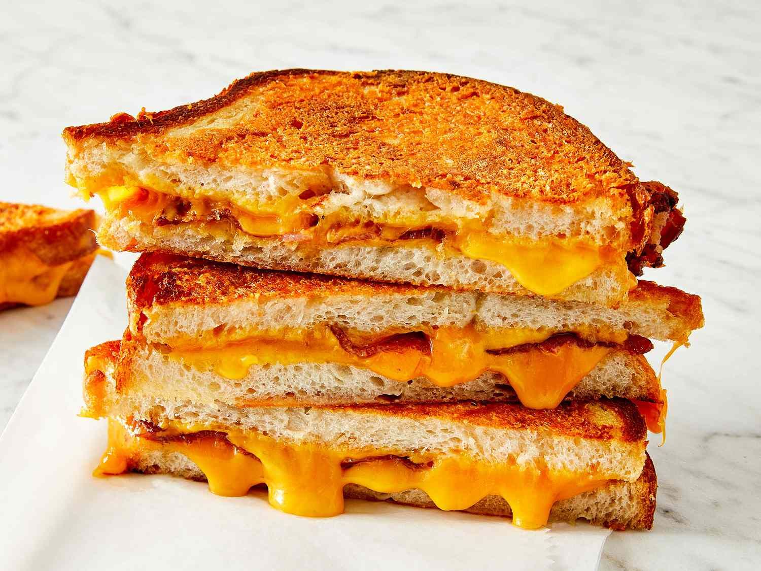 BBQ Grilled Chicken Cheese Sandwich.
