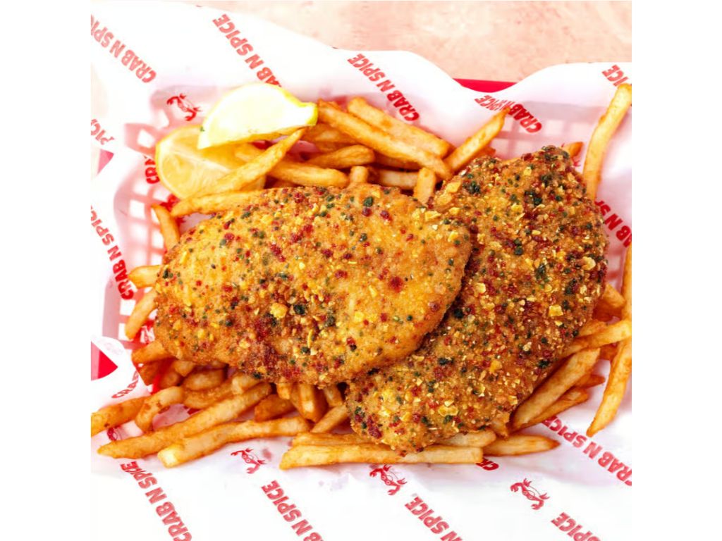Fried Tilapia & Fries Basket.