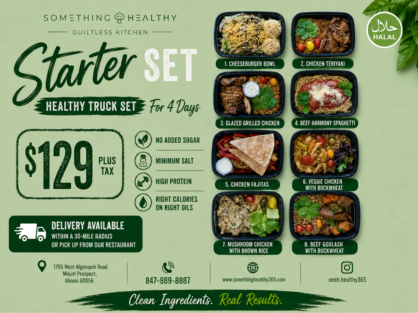 STARTER SET (4-DAY HIGH PROTEIN MEAL SET).