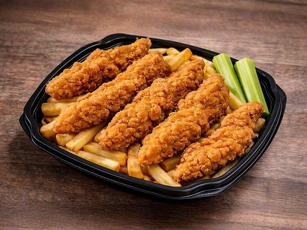 Crispy Chicken Fingers & Fries.