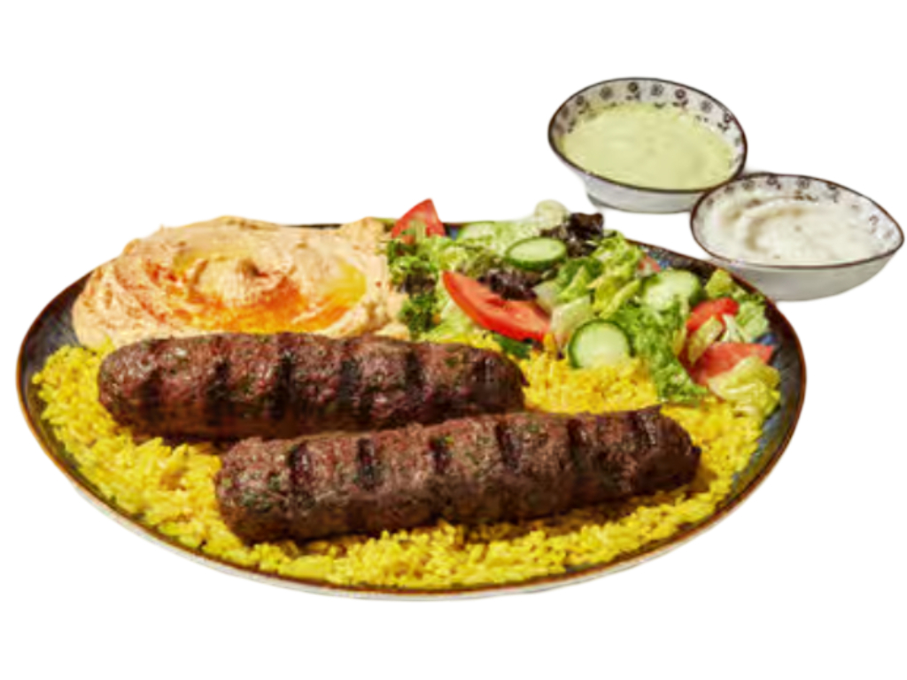 #2 Kofta Kebab Plate.