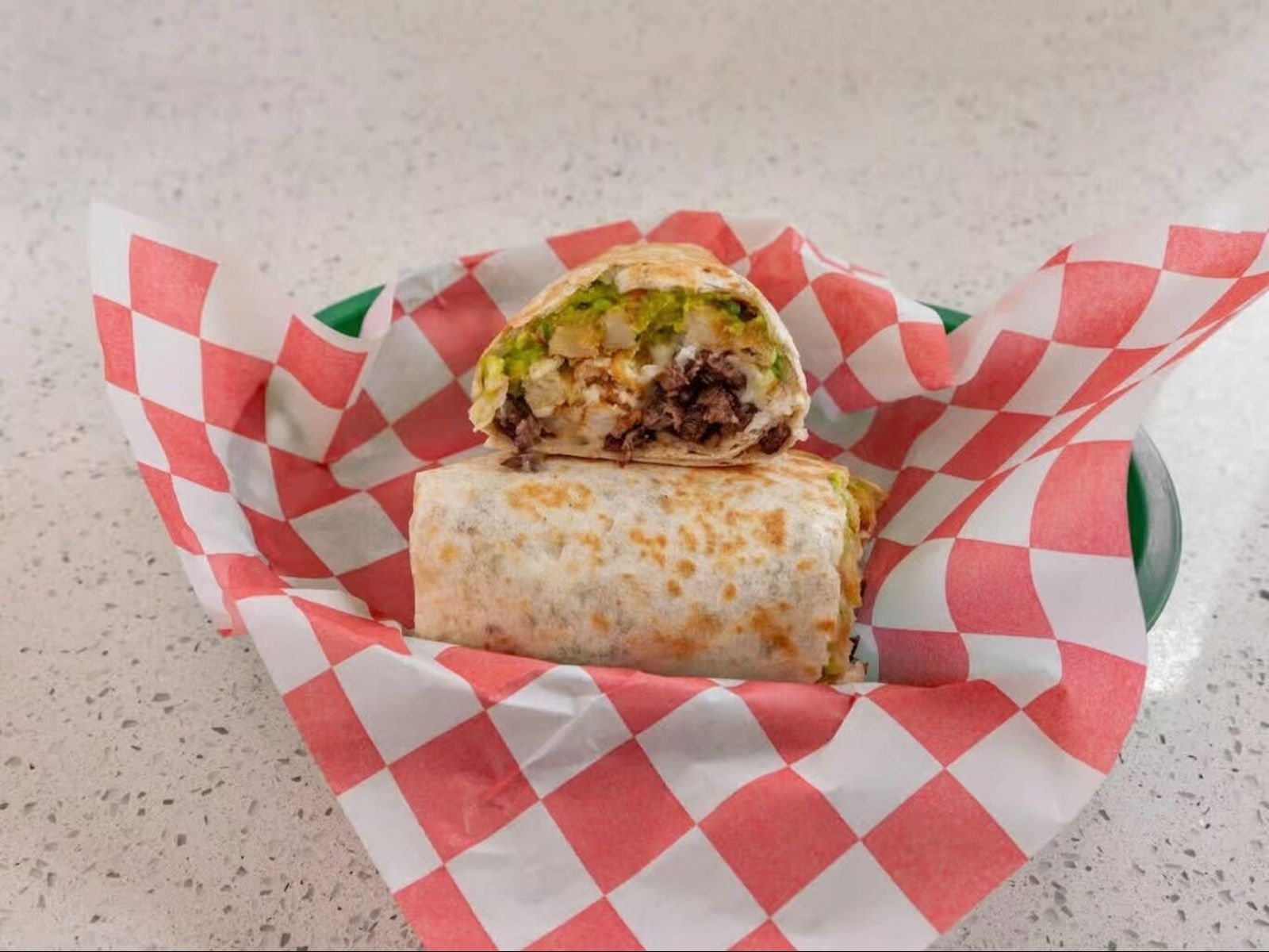 Cali Style Burrito.