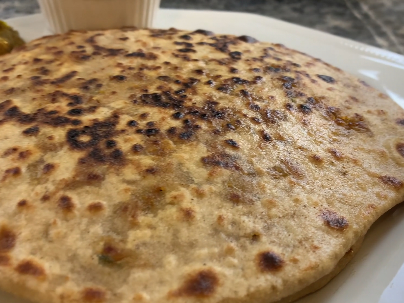 Tandoori Chicken Keema Paratha