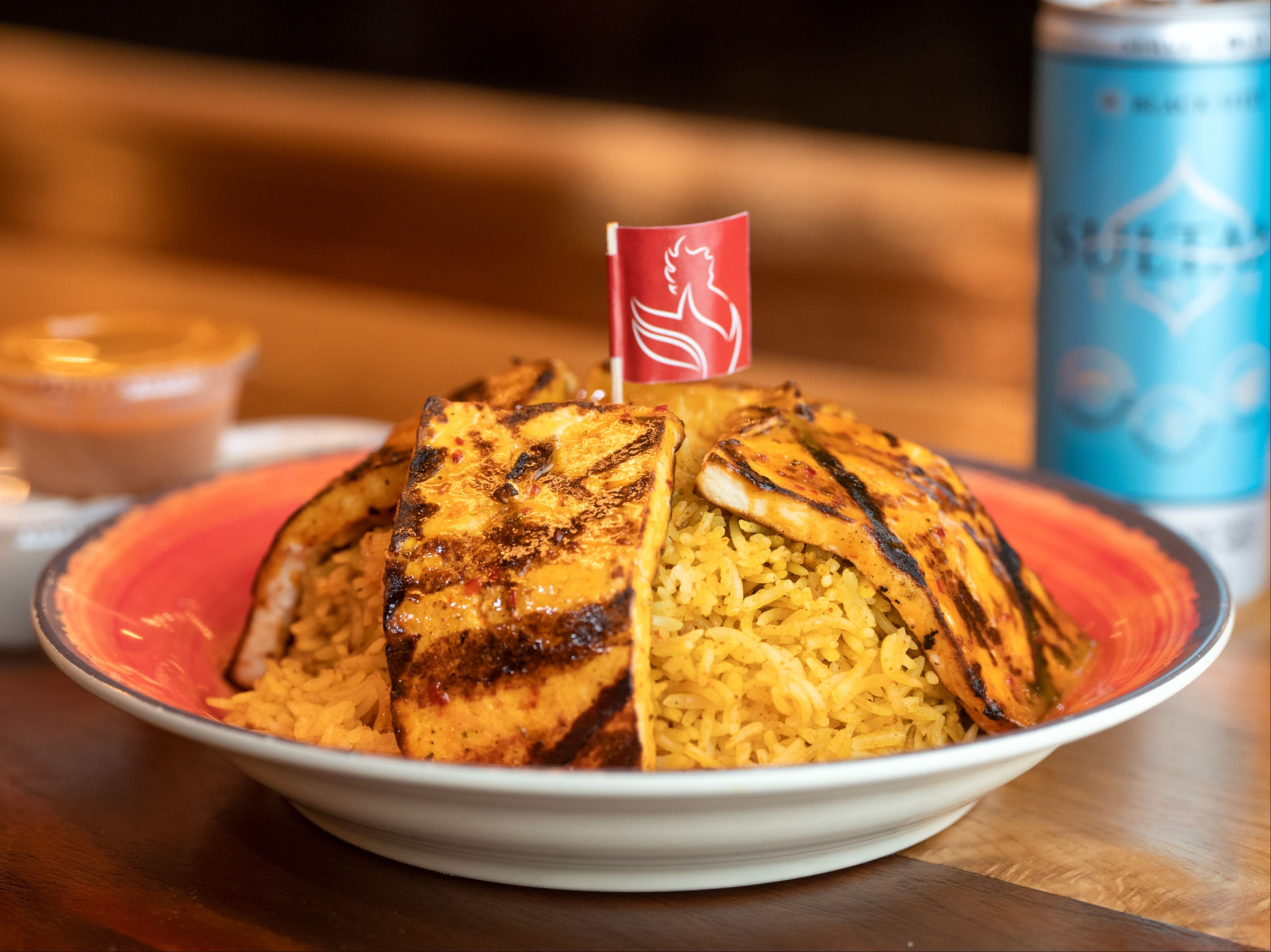 Paneer Over Rice.