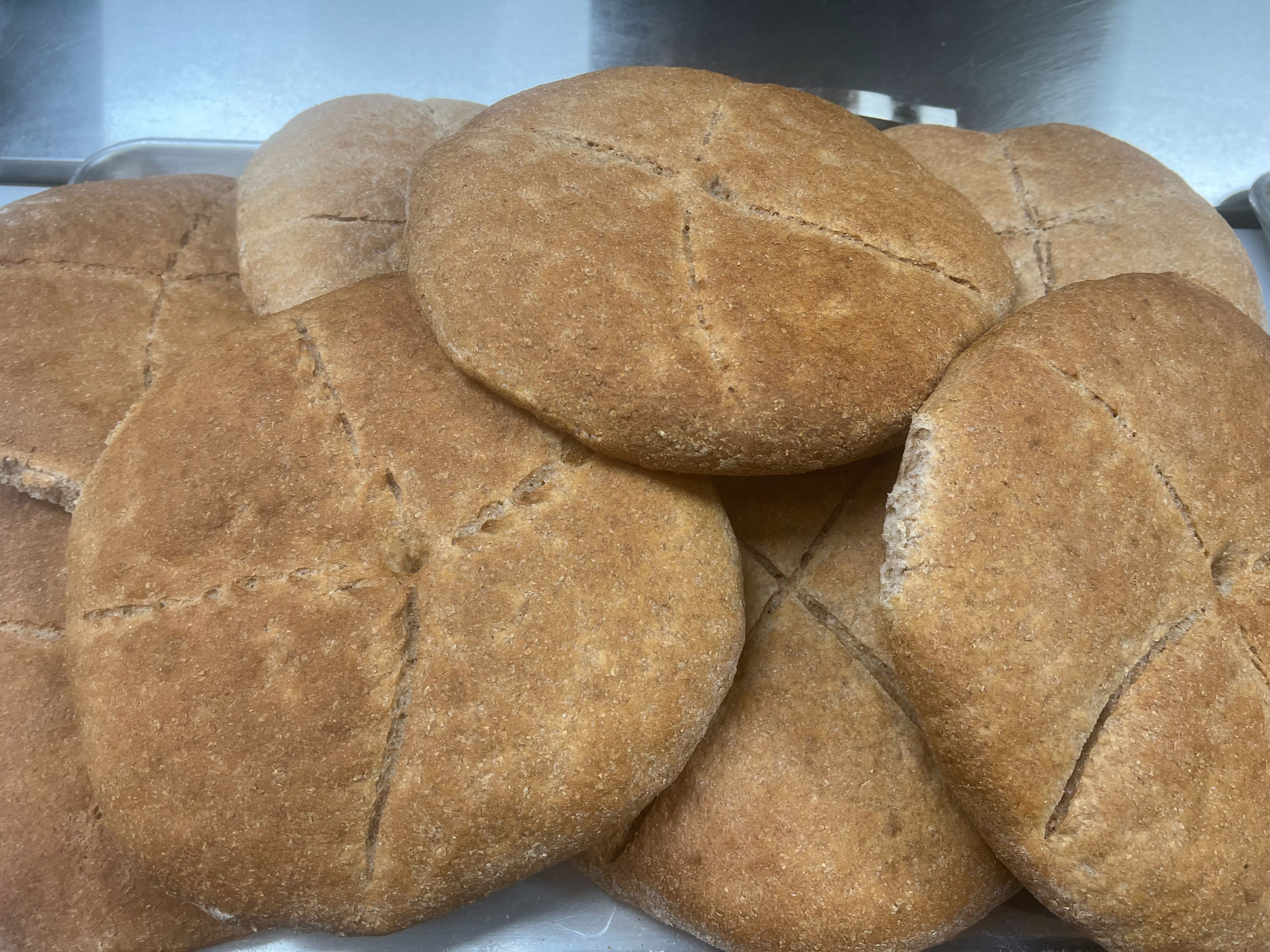 Moroccan Bread (Khobz).