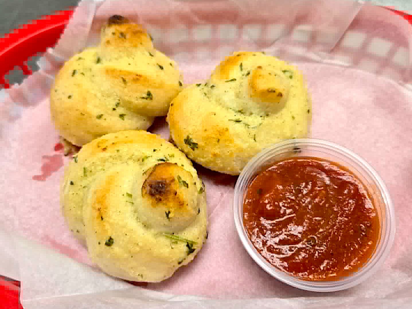 NEW! Garlic Knots 3 Piece.