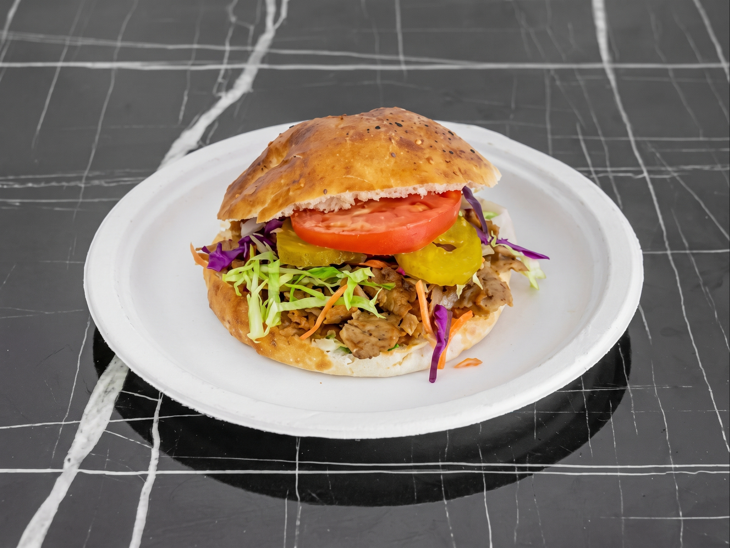 Beef Doner Sandwich.