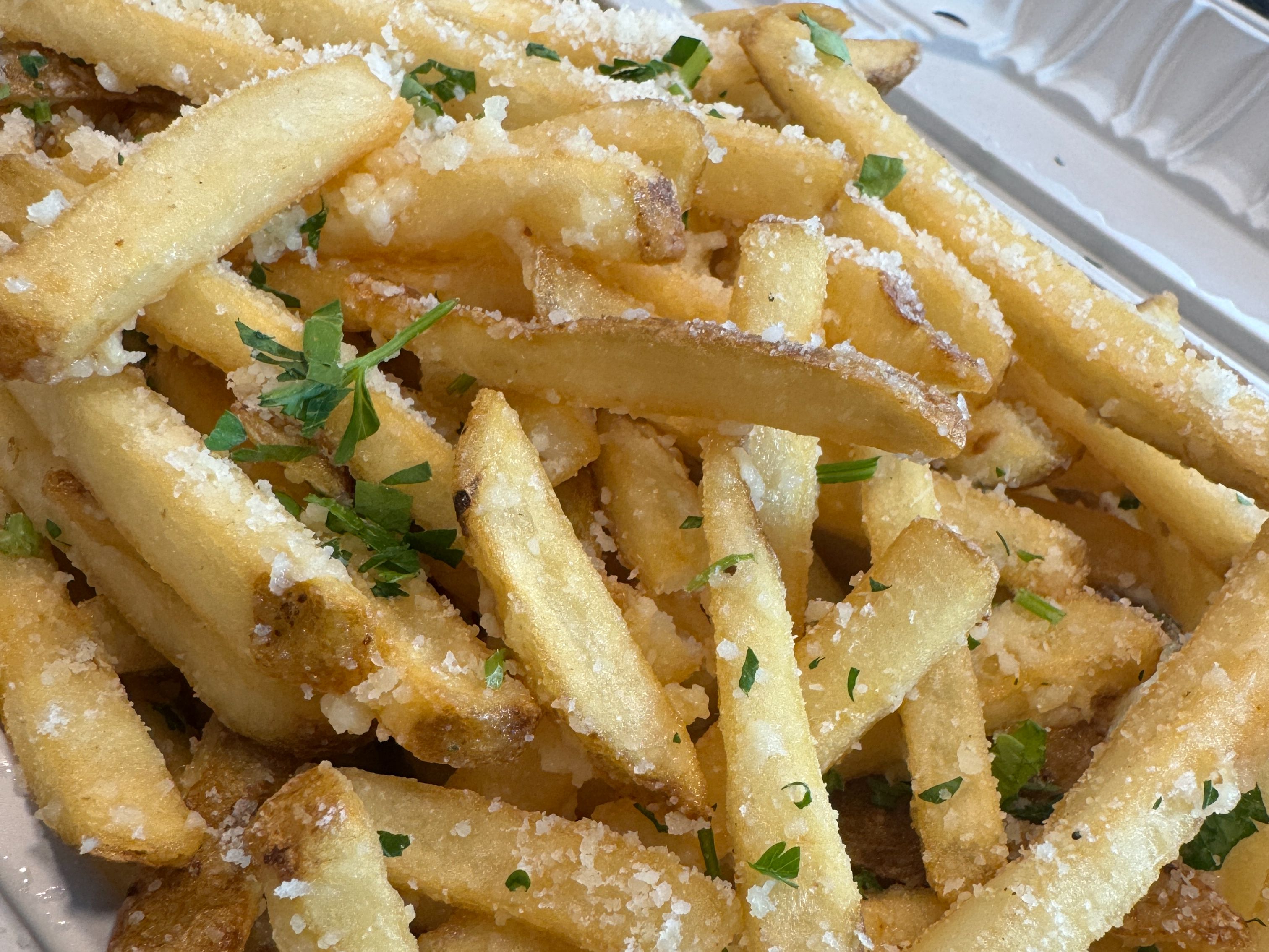 Garlic Parm Fries.