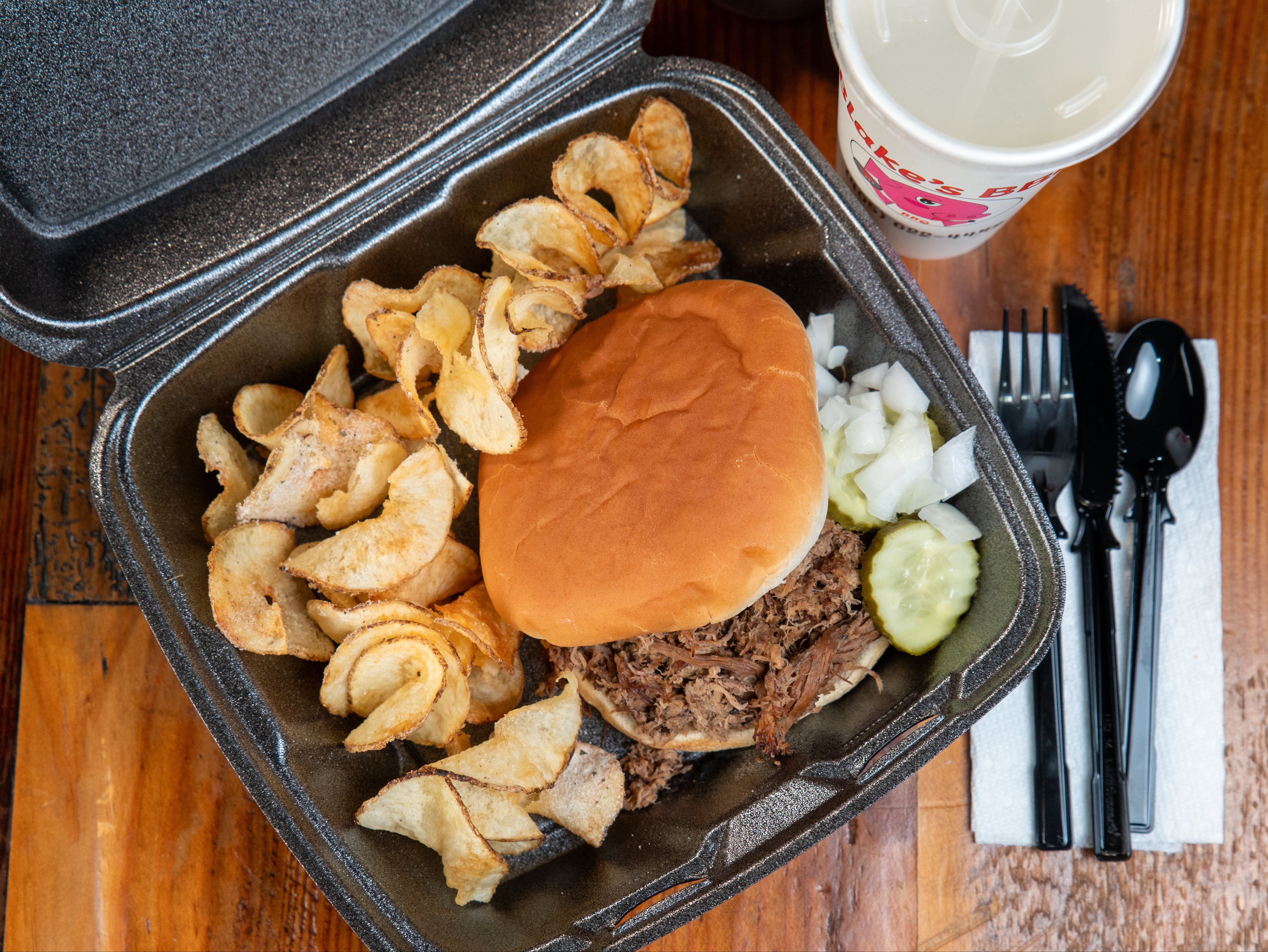 Chopped Brisket Sandwich - Sandwich de Brisket